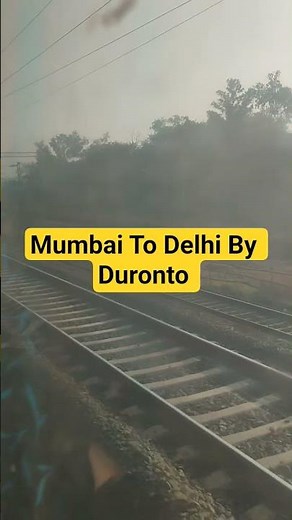 Mumbai To Delhi In Duronto Express 🚆✨ | Fastest Train Experience! #YouTubeShorts