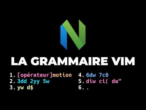 Vim : Combiner des commandes, objets de texte, motions avancées