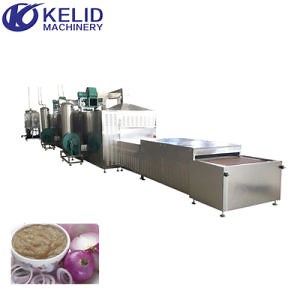 [Hot Item] Condiment Seasoning Onion Paste Sauce Microwave Drying and Sterilization Machine