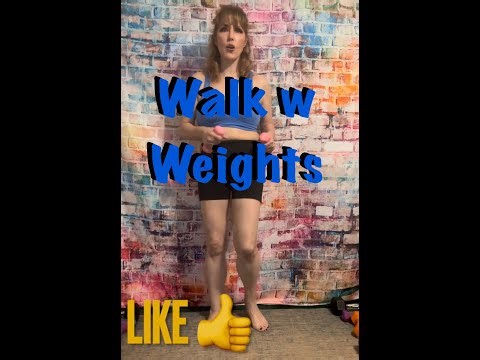 20-Min Walk with Weights | Barefoot & Chatty | All Ages