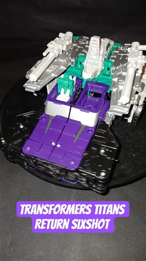 Transformers Titans Return Sixshot #transformerscartoon #transformerscollection #g1transformers