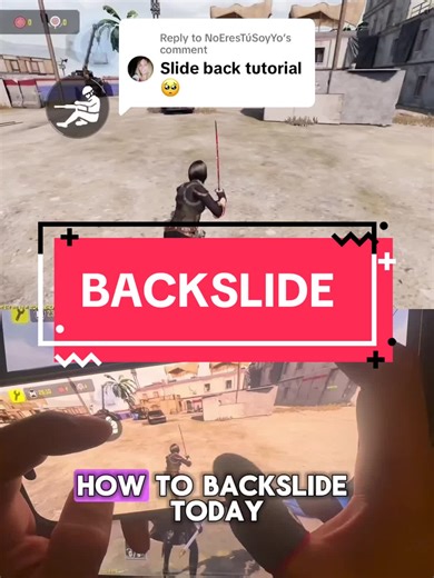 Replying to @NoEresTúSoyYo BACK SLIDE TUTORIAL #codm #callofdutymobile