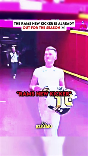 Rams NEW Kicker is OUT for the Season 😭☠️ #shorts #nfl | rams kicker