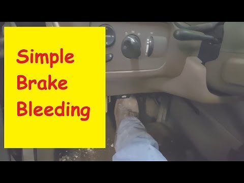 How to bleed brakes by yourself, no special tools