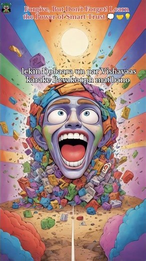 Forgive, But Don’t Forget! Learn the Power of Smart Trust 💭 🤝💡#shorts