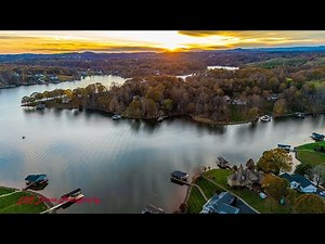 Smith Mountain Lake In Virginia, flying a drone 400 ft above the lake. what a beautiful sight to see