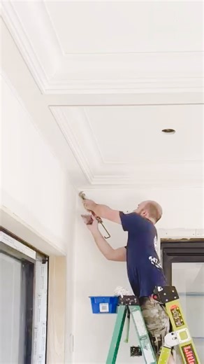 @vellacontracting working hard to finish the trim for my sunroom 👍👷 #holmesathome #trim #monday #contractor | Mike Holmes