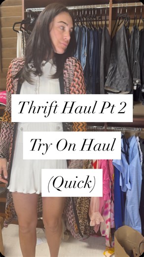 Corinne Marie on Instagram: "Try On haul of recent thrift finds part 2. Also thrifted is really from consignment store which isn’t real thrifting to me. But still used clothes, STILL not fast fashion, STILL better for the environment 🫶🏻 #thrifted #tryonhaul #fashion"