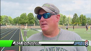 High school football practice begins