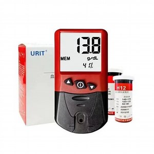 [Hot Item] Portable Urit-12 Hemoglobin Meter & Fast Hemoglobin and Hct Test Within 10 Seconds Hb Meter Test Strip Blood Analyzer