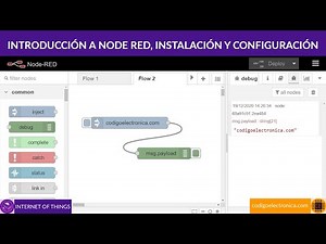 Introducción a node red, instalación y configuración