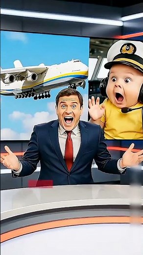 A Baby Somehow Ends Up Flying the Plane ✈️👶