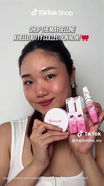 Your makeup bag is about to get a Hello Kitty upgrade. 🎀 From flawless matte skin to lifted lashes and vinyl lips, your Maybelline icons are here in the cutest edition yet. ✨ Collect your favourites before they’re gone. 💕 #MAYBELLINEMALAYSIA #MAYBELLINExHELLOKITTY #HELLOKITTY #MAKEUPTREND #MAKEUPLOOKS