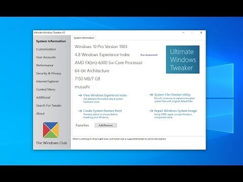 Como Otimizar E Customizar O Windows 10 Com O Ultimate Windows Tweaker