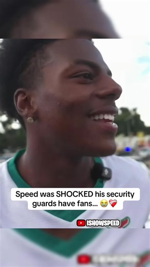 Speed was SHOCKED his security guards have fans… 😭❤️‍🩹 #ishowspeed #africa