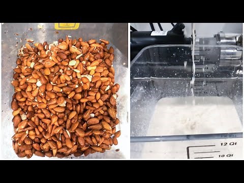 HOW IS ALMOND MILK MADE?