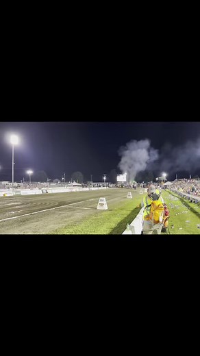 “Ruckus” Multi Engine Modified Tractor from Team Shelton Motorsports pulling at the National Tractor Pulling Championships in 2022! #Supercharged #Horsepower #Motorsports #TractorPulling | Thurston Pulling Photos