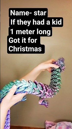 New 3d printed dragon puppet