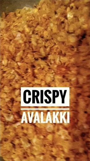 Crispy Paper Avalakki | Super Crunchy Tea Time Snack | Easy Paper Poha Recipe #shorts