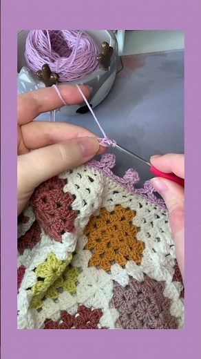 🧶 Crochet Pom Pom Border / Bobble Stitch Border ✨