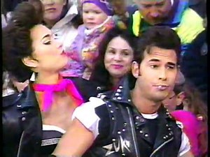 GREASE! (original revival cast) performs on the Macy's Thanksgiving Day Parade 1994
