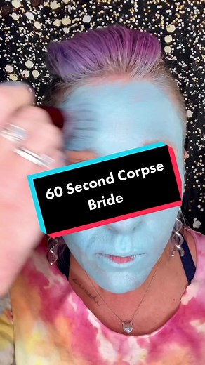 Corpse Bride Face Paint Tutorial