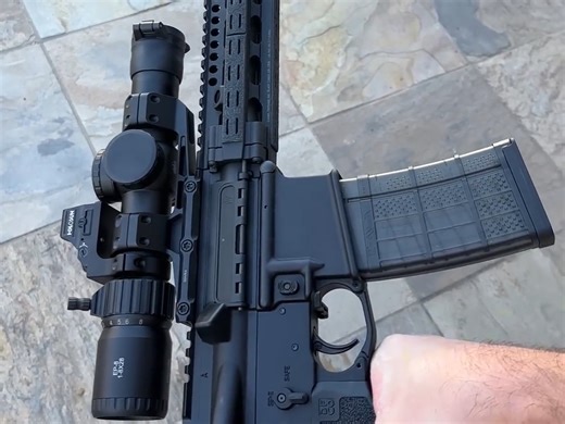 Daniel Defense DDM4 V7 带 LPVO 和 Holosun红点