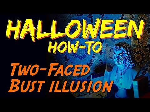DIY Halloween SFX Optical Illusion Prop & How-To | Two-Faced Bust