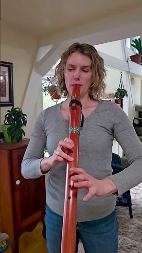 Eastern Cedar Native American Style Bass C Flute by Stellar Flutes
