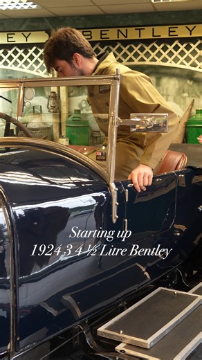 Is there anything better than a vintage Bentley engine start up..?! 🤩 #vintagebentley #bentleyshowroom #prewarcar #vintagestyle #asmr #bentley #engine | Vintage Bentley Heritage
