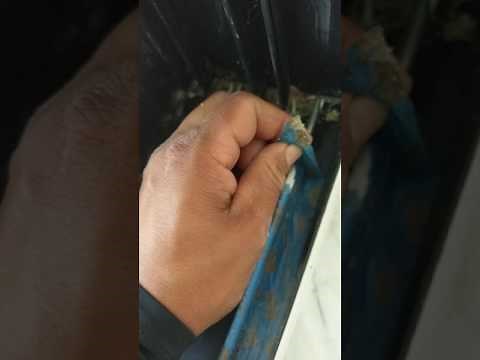 How to remove adhesive from window frames