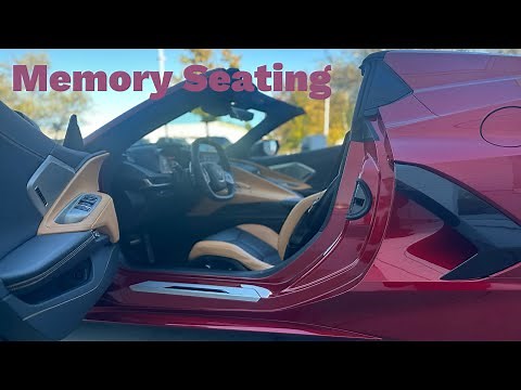 How to set Your Memory Seating on Your C8 Corvette