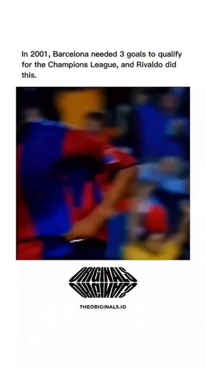 Football | Memes | Moments on Instagram: "In 2001, Barcelona needed to win their final league match against Valencia to secure qualification for the UEFA Champions League, a crucial game that came after a difficult season marked by managerial changes and poor results. Rivaldo delivered an extraordinary performance, scoring a hat-trick to secure the 3–2 victory and the Champions League spot. His first goal was a trademark bending free-kick that curled into the bottom right corner. The second goal