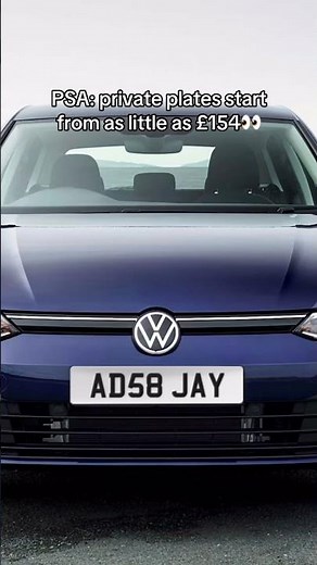 Private number plates from £154?!👀 #shorts #carshorts #cartok