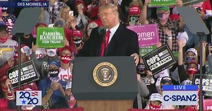 President Trump Holds Campaign Rally in Des Moines, Iowa