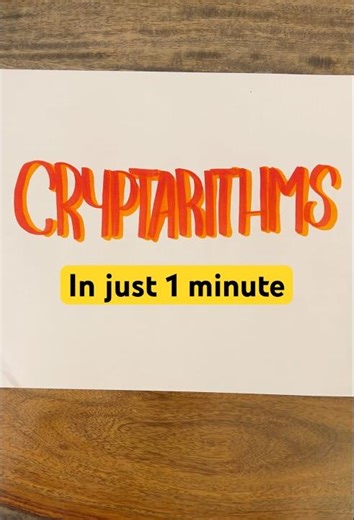 Cryptarithms explained | Class 8 |Maths | Kvian Soumya | #shorts #shortsfeed