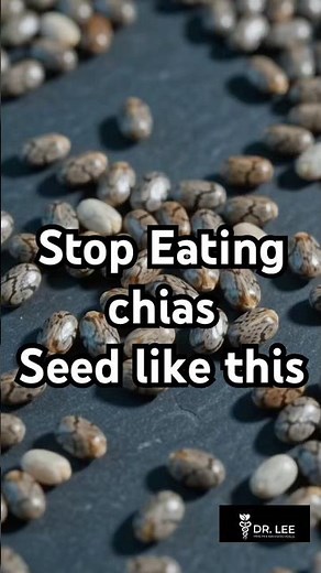 The RIGHT Way to Eat Chia Seeds (Don’t Skip This!) #drlee #chiaseeds
