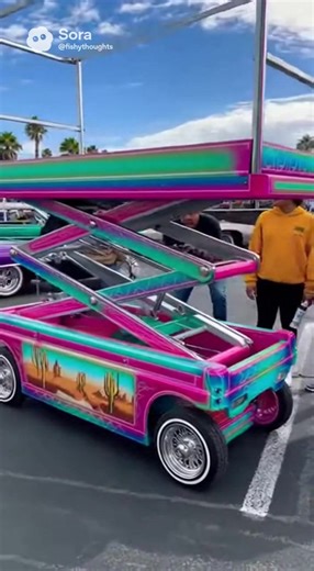 Powder Coated Scissor Lift Transformation