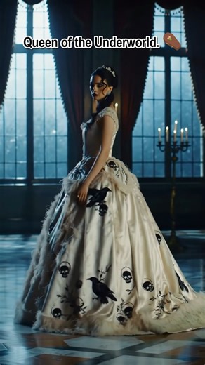 This is giving "Queen of the Underworld" and I am 100% here for it. ⚰️ #Gothic #DarkFantasy #GothQueen #Skull | Beautiful Skulls