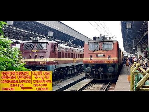 Chennai to Howrah by Coromandel Express | Full Journey Highlights behind WAP4 with ICF Rakes