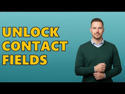 How Do I Create Custom Fields For Outlook Contacts?