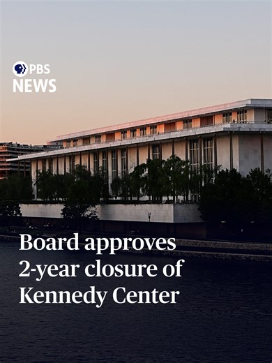 The Kennedy Center board voted on Monday to close the Washington, D.C., arts space for a two-year renovation project. The center's trustees, who were handpicked by President Donald Trump, agreed that the work will begin after this year's July 4 celebrations. The renovation plan has drawn criticism from Democrats and has been contested in court. The board also voted to install Matt Floca as the new executive director. He replaces Richard Grenell, a close Trump ally who had overseen a tumultuous y