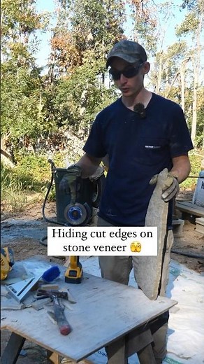 Cutting a Natural Stone Edge | Stone Veneer