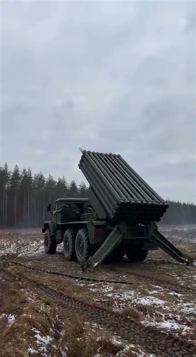 Massive Rocket Barrage! 🚀 BM 21 Grad in Action