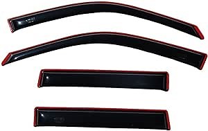 Auto Ventshade [AVS] In-Channel Rain Guards for 2002 - 2010 Ford Explorer (4-Door)/Mercury Mountaineer; 2003 - 2010 Lincoln Aviator | Window Vent Visors, 4 pcs. - Smoke | 194819
