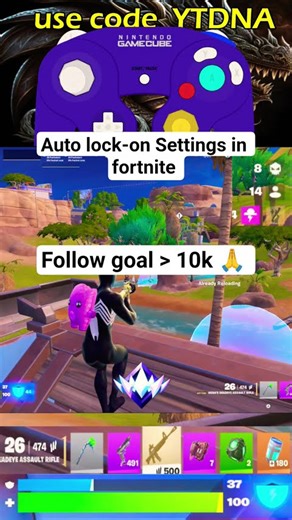how to enable auto aim in fortnite