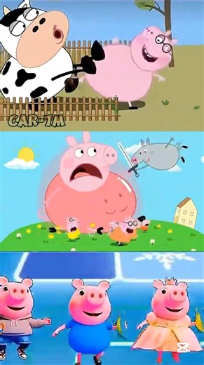 Peppa Pig | Funny moments | Tiles hop EDM coffin dance #tileshop #peppapig