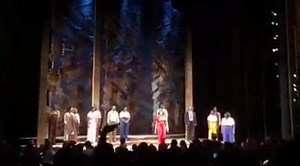 Our amazing family takes their bow after our first preview performance on Broadway! | The Color Purple Musical