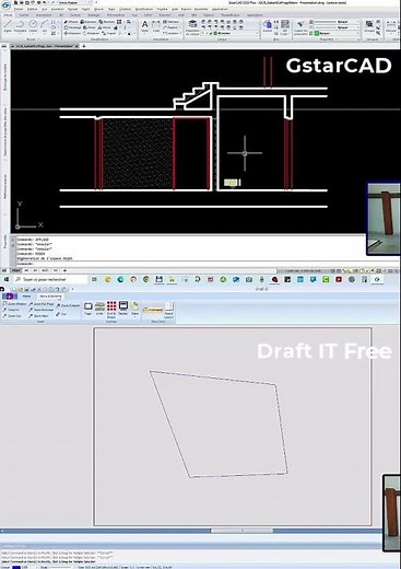 GstarCAD vs Draft IT Free