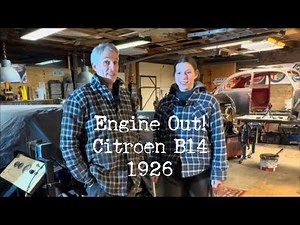 Engine finally out! Citroën B14, 1926